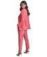 ფოტო #2 პროდუქტის Women's Double-Breasted Long-Sleeve Blazer