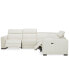 Фото #7 товара CLOSEOUT! Jenneth 5-Pc. Leather L Sectional with 2 Power Motion Recliners, Created for Macy's