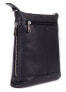 Dámská kožená crossbody kabelka 9060 black - фото #3