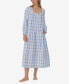 ფოტო #3 პროდუქტის Women's Cotton Plaid Ballet Nightgown