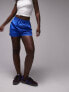 Фото #3 товара Topshop Hourglass nylon super mini runner short in colbolt