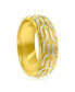 Stainless Steel Gold and Silver Designed Ring