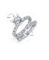 Фото #4 товара Кольцо Bling Jewelry 3CT CZ Round Eternity Band