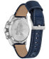 ფოტო #3 პროდუქტის Eco-Drive Men's Chronograph Star Wars R2-D2 Blue Nylon Strap Watch 45mm