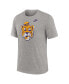 Фото #2 товара Men's Heather Gray LSU Tigers Blitz Evergreen Legacy Primary Tri-Blend T-Shirt