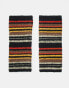 Фото #1 товара ASOS DESIGN knitted stripe arm warmers in multi