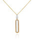ფოტო #1 პროდუქტის Gold-Tone and Silver-Tone Pendant Necklace