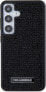 Karl Lagerfeld Etui Karl Lagerfeld KLHCS24SHDSPRK Samsung Galaxy S24 hardcase Rhinestone Metal Logo czarny/black