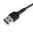 Фото #8 товара Кабель USB-A к Lightning Startech.com "Прочный черный" 30см - для зарядки/синхронизации - Apple MFi Certified iPad/iPhone 12 - Черный - USB A - Lightning - 0,3 м - Мужской - Мужской