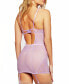 Women's Jeannie Elegant Lace and Mesh Chemise and Panty 2pc Lingerie Set