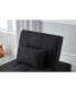 Фото #5 товара Living Room Bed Room Furniture With Black Linen Fabric Recliner Chair Bed