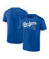 Men's Clayton Kershaw Royal Los Angeles Dodgers Player Name and Number T-shirt Синий, S - фото #1