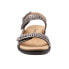 Фото #3 товара Trotters Romi Woven T2232-043 Womens Gray Narrow Slingback Sandals Shoes 7.5
