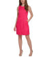 Women's Round-Neck Sleeveless Shift Dress