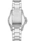 ფოტო #3 პროდუქტის Men's Blue Dive Three-Hand Date Silver-Tone Stainless Steel Watch 42mm