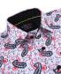 Men's Paisley Four-Way Stretch Button Down Slim Fit Shirt