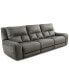 Фото #2 товара CLOSEOUT! Terrine 3-Pc. Fabric Sofa with 2 Power Motion Recliners, Created for Macy's