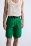 Pleated cargo bermuda shorts - limited edition