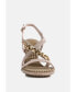 ფოტო #2 პროდუქტის DOMEDA Womens Metal Chain Embellished Sandals