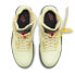 Фото #4 товара Кроссовки высокие белого цвета Nike Air Jordan 5 Retro OFF-WHITE Sail (Желтый)