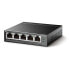 TP-LINK TL-SG1005LP - Unmanaged - Gigabit Ethernet (10/100/1000) - Power over Ethernet (PoE) - Wall mountable
