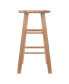 Element 2-Piece Wood Counter Stool Set