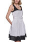 ფოტო #5 პროდუქტის Women's Square-Neck Belted Dress