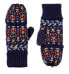 Isotoner Recycled Knit Fairisle Flip Mitten - A30651