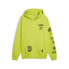 Фото #1 товара Puma Dexter's Lab X Melo Pullover Hoodie Mens Green Casual Outerwear 62533601