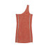 Фото #1 товара Puma Nyc Remix OneShoulder Sleeveless Mini Dress Womens Orange Casual 62451339