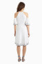 Фото #2 товара Parker Lorna Knit Dress Women's sz. Medium (White) 151101