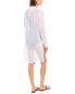 Carmen Marc Valvo 296836 Women's Shirt Swimsuit Cover Up, White, Medium