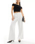 Abercrombie & Fitch Sloane high waisted tailored trouser in cream