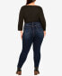 Фото #4 товара Plus Size Serendipity Zip Jeans