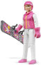 Фото #3 товара bruder 60420 - Snowboardfahrerin mit Snowboard, Helm, Handschuhen - 1:16 Winter Sportlerin bworld Figur Spielzeug Skifahrer Frau