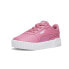 Фото #2 товара Puma Carina 2.0 Sparkly Snow Lace Up Toddler Girls Pink Sneakers Casual Shoes 3