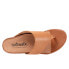 Фото #8 товара Softwalk Chandler S2306-215 Womens Brown Leather Slip On Thong Sandals Shoes 11