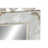Wall mirror DKD Home Decor White Fir Mirror MDF Wood 39 x 3 x 108 cm