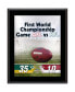 Фото #1 товара Green Bay Packers vs. Kansas City Chiefs Super Bowl I 10.5" x 13" Sublimated Plaque