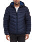 Фото #1 товара Men's Light Weight Quilted Hooded Puffer Jacket Coat