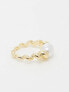 Фото #2 товара DesignB London pearl stone ring in gold