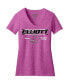 ფოტო #3 პროდუქტის Women's Pink Chase Elliott V-Neck T-shirt