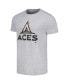 ფოტო #2 პროდუქტის Men's and Women's Heather Gray Distressed Las Vegas Aces Hometown T-shirt