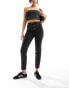 Stradivarius slim mom jean with stretch in black Черный, 34 - фото #3