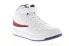 Фото #4 товара Fila A-High 1CM00540-125 Mens White Synthetic Lifestyle Sneakers Shoes