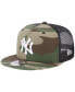 Фото #2 товара Men's Camo New York Yankees Trucker 9FIFTY Snapback Hat