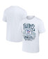 Фото #2 товара Men's Darius Rucker Collection by White Minnesota Twins Distressed Rock T-shirt