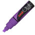 Liquid chalk marker Uni-Ball PWE-8K Violet (6 Pieces) (6 Units)