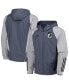 Фото #2 товара Men's Charcoal Minnesota United FC All-Weather Raglan Hoodie Full-Zip Jacket