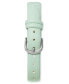 Women's Mint Green Strap Watch 36mm Set, Created for Macy's